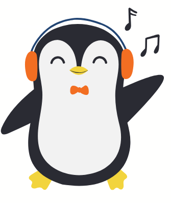 Library Beats penguin